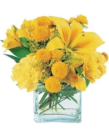 Sunshine Thoughts Flower Arrangement