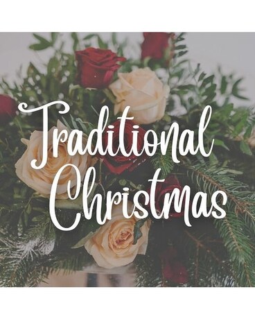 Modern Christmas Flower Arrangement
