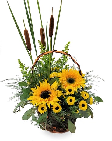 Sun-Kissed Prairie Flower Arrangement