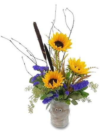 Creepy Sunflower Bouquet Flower Arrangement