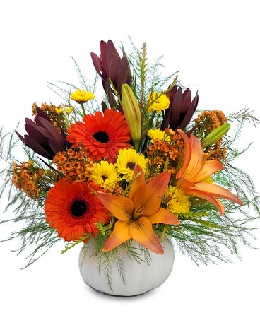 Pumpkin Fun Flower Arrangement