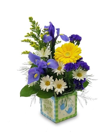 baby boy bouquets