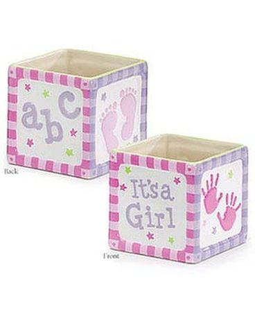 It's A Girl Cube Gifts