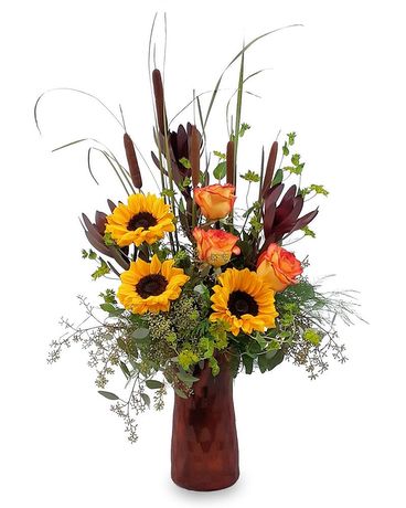 Midnight Harvest Flower Arrangement