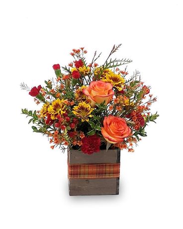 Fall Reclamation Flower Arrangement