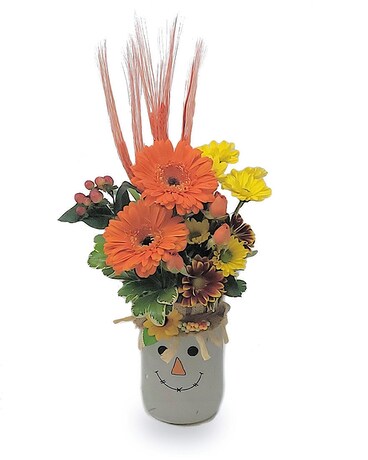 Scarecrow Smiles Flower Arrangement