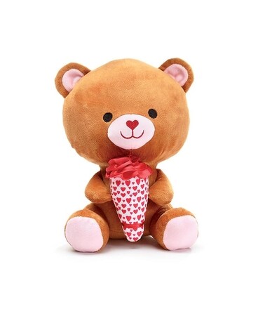 Bear Bearing Flowers Gifts