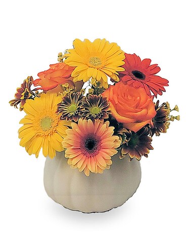 Pumpkin Spice Flower Arrangement