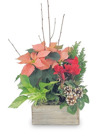 Winter Garden Flower Arrangement