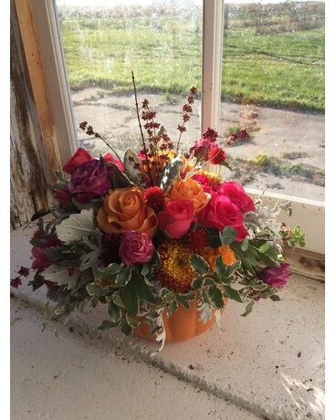 Pumpkin Sightings Flower Arrangement