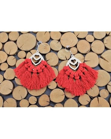 Handmade Macrame Earrings - 4 Styles Gifts