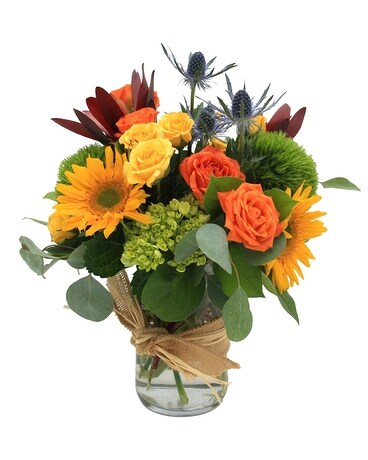 Sunny Side Up Flower Arrangement