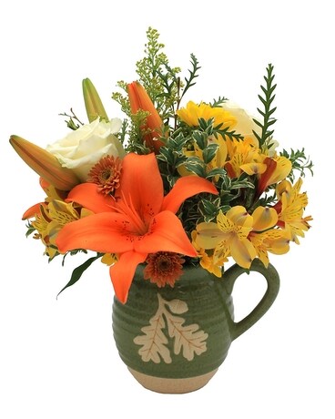 Golden Sunrise Flower Arrangement