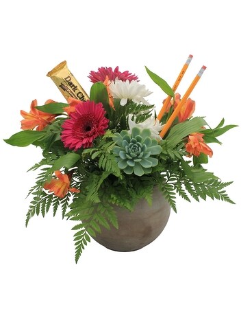 Teachers Help Us Flower Arrangement