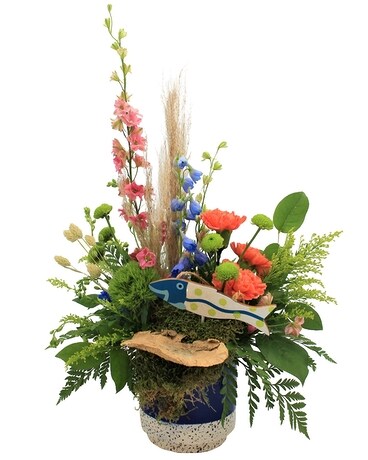 Here Fishy Fishy Flower Arrangement