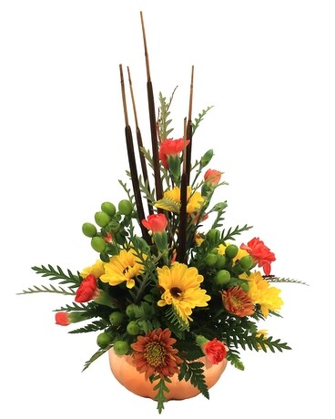 A Slice Of Fall Flower Arrangement