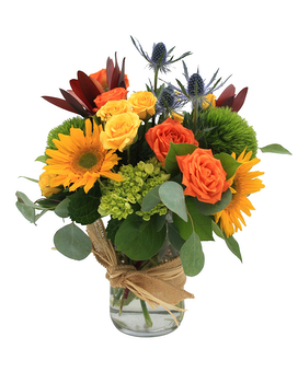 Sunny Side Up Flower Arrangement