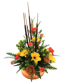 A Slice Of Fall Flower Arrangement