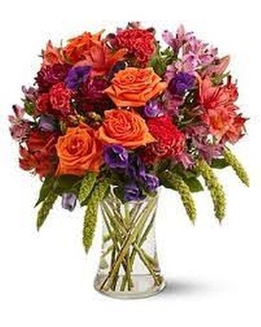 Autumn Gemstone Flower Arrangement