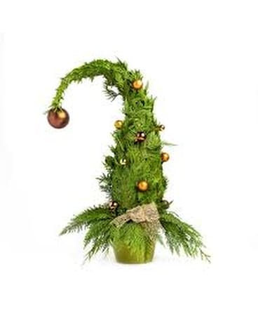 Whoville Tabletop Tree Flower Arrangement