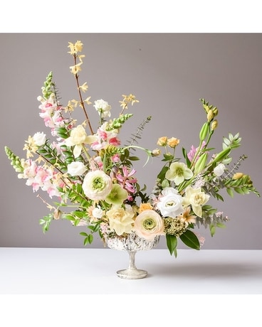 Waxing Moon Flower Arrangement