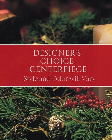 Designer's Choice Holiday Centerpiece Centerpiece