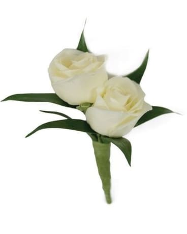 Spray Rose Boutonniere Boutonniere