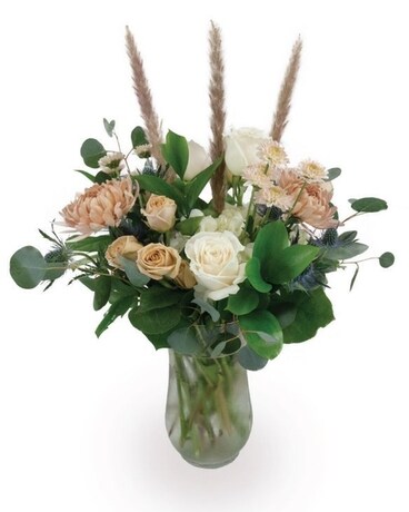 Blissful Beige Flower Arrangement