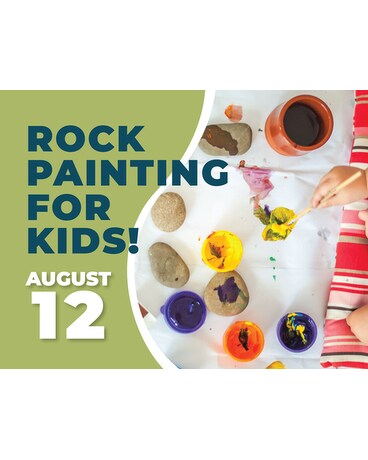 Rock Painting Kids Workshop - August 12 @ 11:30AM Custom product