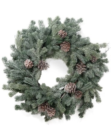 Evergreen Artificial Wreath With Pinecones Wreath