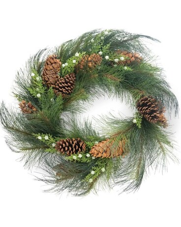 Artificial Whispy Wreath Wreath
