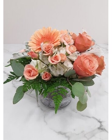 Just Peachy Flower Arrangement