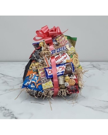 Junk Food Basket Gift Basket