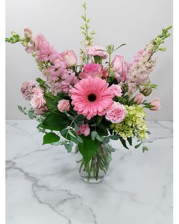 Pretty In Pink Flower Arrangement