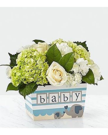 FTD Darling Baby Boy Bouquet Flower Arrangement