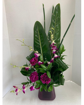 Meet Me At Midnight Flower Arrangement