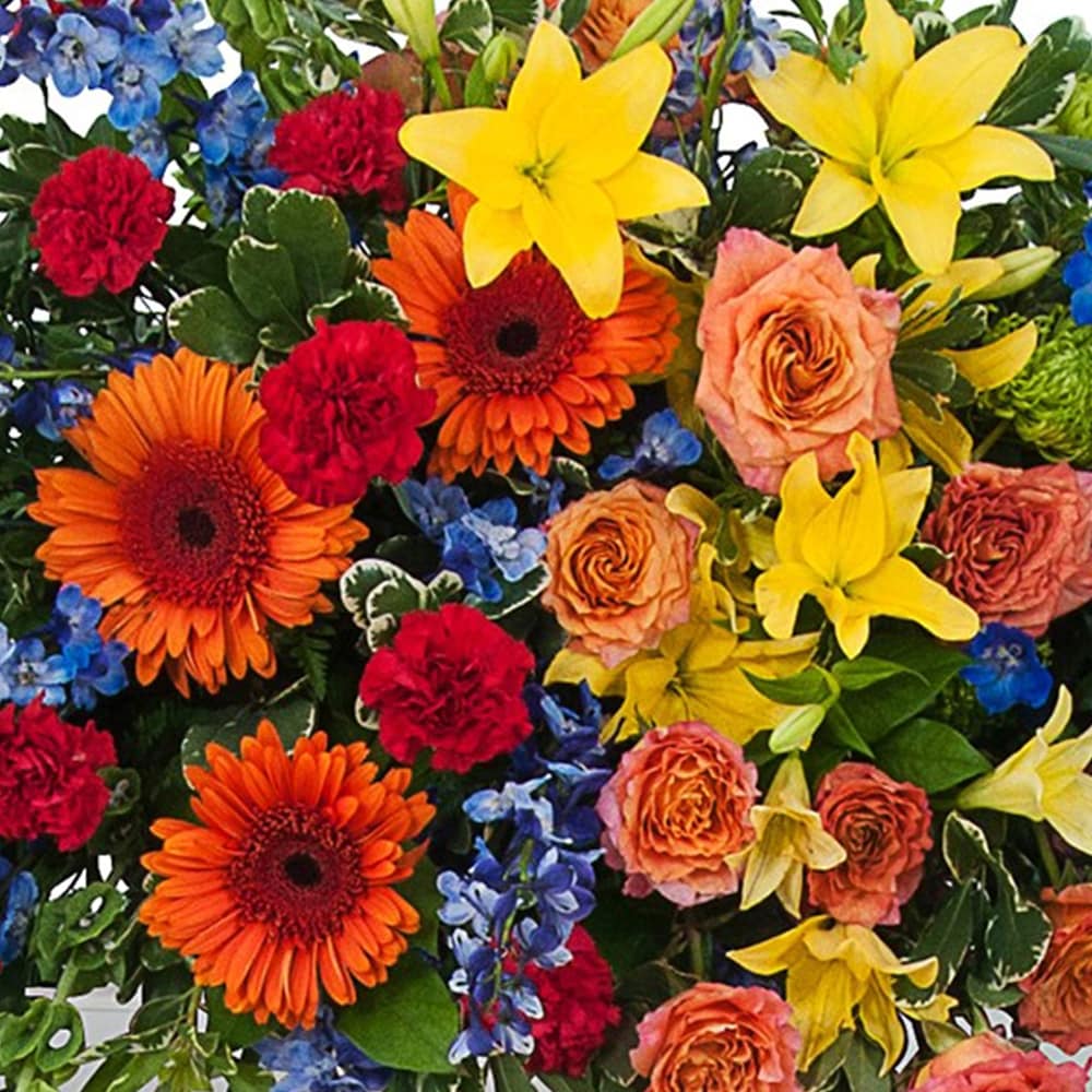 Treasured Celebration Full Casket Spray in Green Bay WI