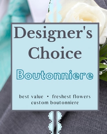 Designer's Choice - Boutonniere Flower Arrangement