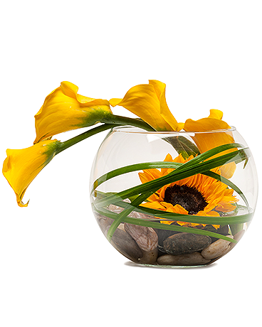 Golden Elegance Flower Arrangement