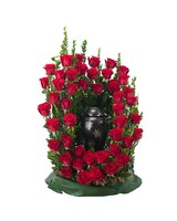 As Shown (Deluxe) size, 24 inches height and 18 inches wide.