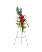 As Shown (Deluxe) size, 34 inches height and 16 inches wide.