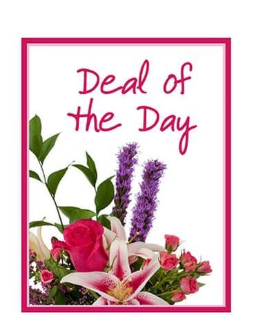 Deal of the Day - Valentine's Day Flower Arrangement