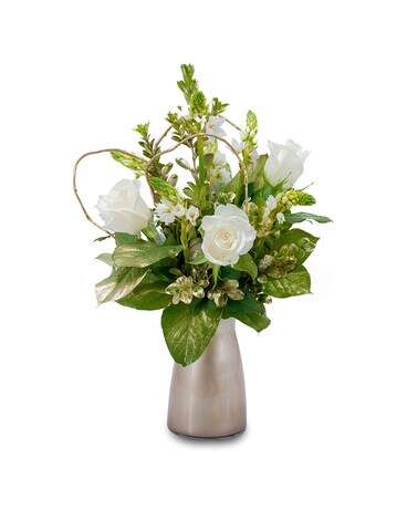 Champagne Flower Arrangement