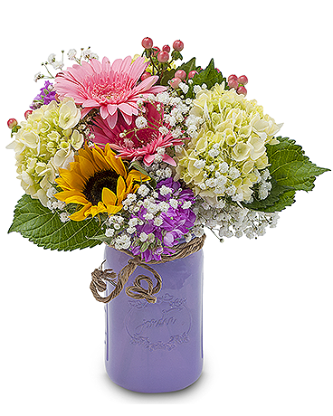 Fresh Cottage Flower Arrangement
