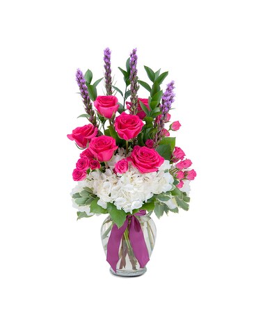 Pampered Pink Flower Arrangement