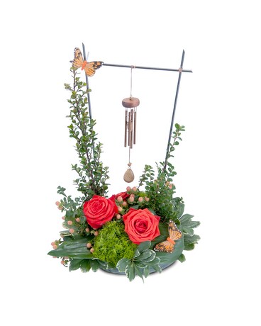 Monarch Flutterbye Flower Arrangement