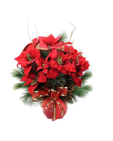 Grand Poinsettia Flower Arrangement