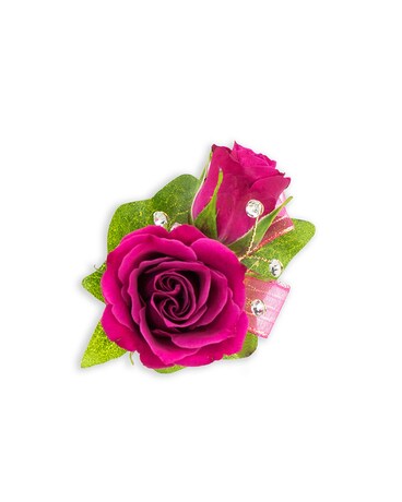 Fuchsia Boutonniere Boutonniere