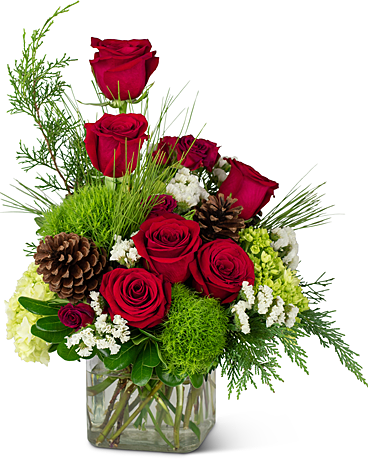 Wintertime Sentiments Flower Arrangement