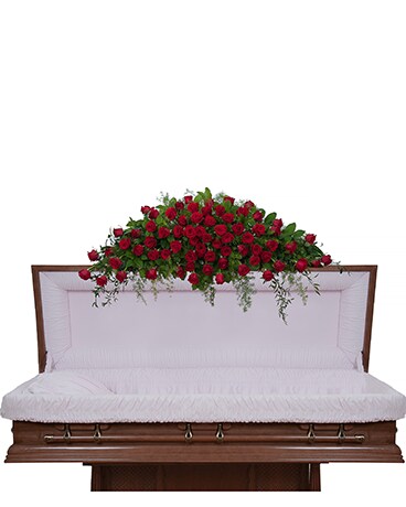 Royal Rose Full Casket Spray In Ypsilanti Mi Norton S Flowers